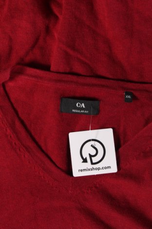 Herrenpullover C&A, Größe XXL, Farbe Rot, Preis 10,90 €