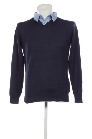 Мъжки пуловер Capuccino, Размер M, Цвят Син, Цена 16,53 лв.