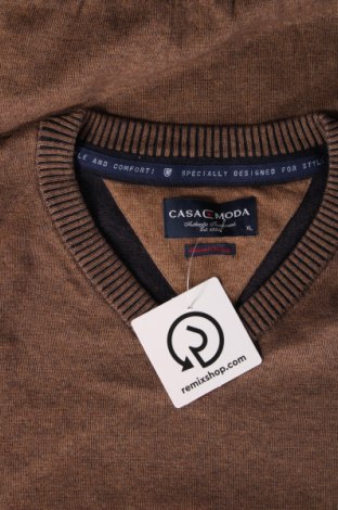 Ανδρικό πουλόβερ Casa Moda, Μέγεθος XL, Χρώμα Καφέ, Τιμή 13,11 €