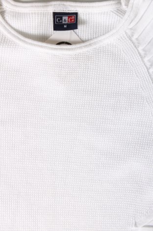 Ανδρικό πουλόβερ Ce & Ce, Μέγεθος M, Χρώμα Λευκό, Τιμή 8,07 €