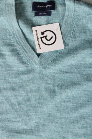 Ανδρικό πουλόβερ Christian Berg, Μέγεθος L, Χρώμα Μπλέ, Τιμή 12,93 €