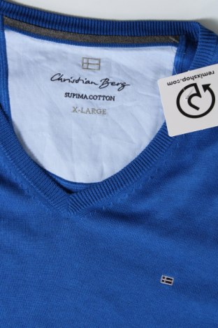 Ανδρικό πουλόβερ Christian Berg, Μέγεθος XL, Χρώμα Μπλέ, Τιμή 11,69 €