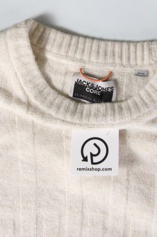 Ανδρικό πουλόβερ Core By Jack & Jones, Μέγεθος XL, Χρώμα Εκρού, Τιμή 11,36 €
