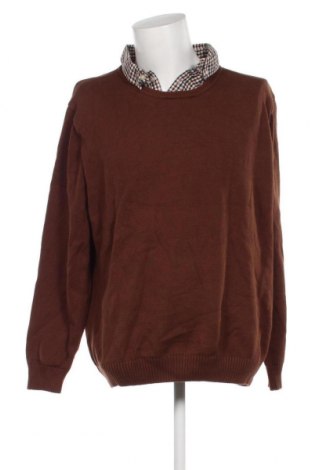 Мъжки пуловер Cotton Traders, Размер 3XL, Цвят Кафяв, Цена 24,07 лв.