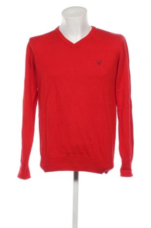 Herrenpullover Crew Clothing Co., Größe L, Farbe Rot, Preis 14,75 €