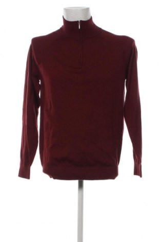 Мъжки пуловер Dressmann, Размер L, Цвят Червен, Цена 17,00 лв.