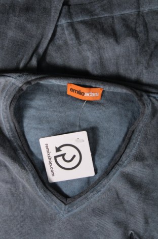 Ανδρικό πουλόβερ Emilio Adani, Μέγεθος M, Χρώμα Μπλέ, Τιμή 10,09 €