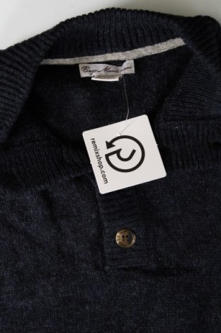 Мъжки пуловер Enzo Mantovani, Размер L, Цвят Син, Цена 21,20 лв.