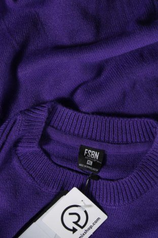 Męski sweter FSBN, Rozmiar XL, Kolor Fioletowy, Cena 64,74 zł