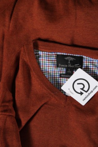 Мъжки пуловер Fynch-Hatton, Размер L, Цвят Кафяв, Цена 53,00 лв.