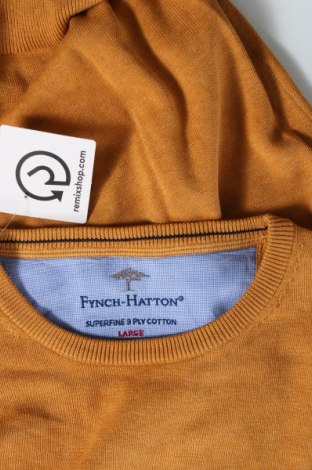 Herrenpullover Fynch-Hatton, Größe L, Farbe Orange, Preis 43,14 €