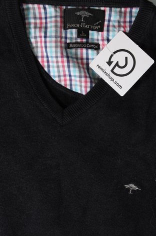 Ανδρικό πουλόβερ Fynch-Hatton, Μέγεθος L, Χρώμα Μαύρο, Τιμή 26,55 €