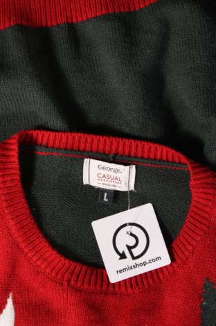 Ανδρικό πουλόβερ George, Μέγεθος L, Χρώμα Πράσινο, Τιμή 9,15 €