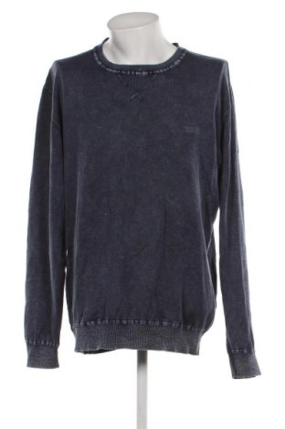 Ανδρικό πουλόβερ Globe Trotter, Μέγεθος 3XL, Χρώμα Μπλέ, Τιμή 15,25 €