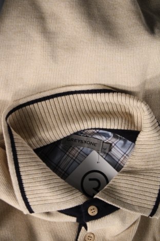 Ανδρικό πουλόβερ Greystone, Μέγεθος L, Χρώμα  Μπέζ, Τιμή 8,97 €