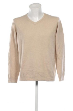 Ανδρικό πουλόβερ Guess, Μέγεθος L, Χρώμα  Μπέζ, Τιμή 45,83 €