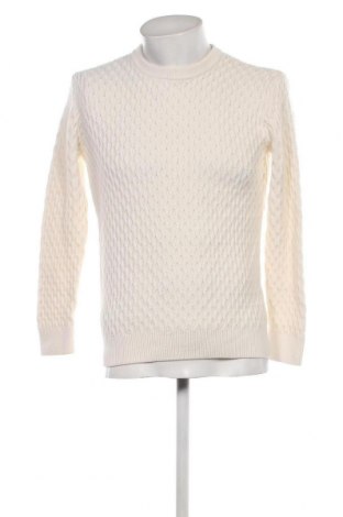Мъжки пуловер H&M, Размер S, Цвят Бял, Цена 7,25 лв.