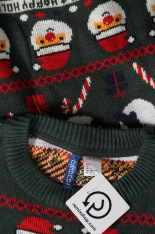 Мъжки пуловер H&M Divided, Размер L, Цвят Многоцветен, Цена 14,50 лв.