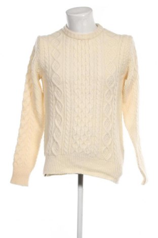 Мъжки пуловер H&M L.O.G.G., Размер M, Цвят Екрю, Цена 16,53 лв.