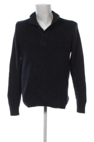 Мъжки пуловер H&M L.O.G.G., Размер XL, Цвят Син, Цена 8,99 лв.