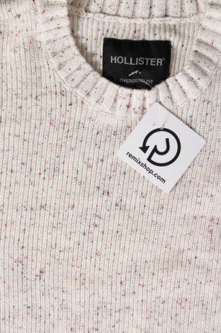 Ανδρικό πουλόβερ Hollister, Μέγεθος M, Χρώμα Λευκό, Τιμή 21,03 €