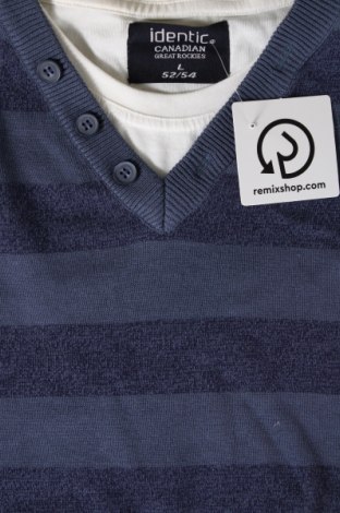 Ανδρικό πουλόβερ Identic, Μέγεθος L, Χρώμα Μπλέ, Τιμή 8,61 €