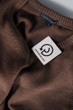 Ανδρικό πουλόβερ J.Hart & Bros., Μέγεθος M, Χρώμα Καφέ, Τιμή 9,15 €