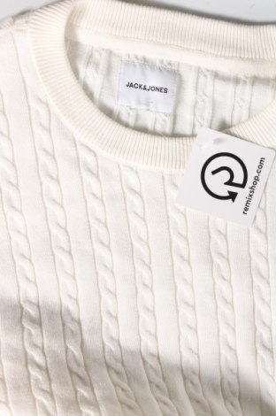Мъжки пуловер Jack & Jones, Размер XL, Цвят Бял, Цена 68,00 лв.