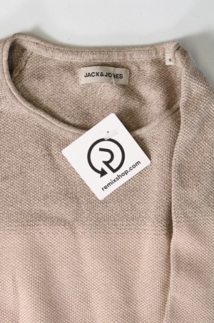 Ανδρικό πουλόβερ Jack & Jones, Μέγεθος S, Χρώμα  Μπέζ, Τιμή 17,94 €