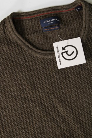 Ανδρικό πουλόβερ Jack & Jones, Μέγεθος L, Χρώμα Πράσινο, Τιμή 8,97 €