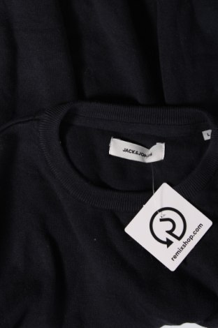 Ανδρικό πουλόβερ Jack & Jones, Μέγεθος L, Χρώμα Μπλέ, Τιμή 11,36 €