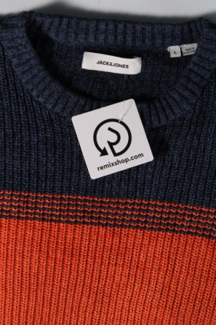 Мъжки пуловер Jack & Jones, Размер L, Цвят Син, Цена 17,34 лв.