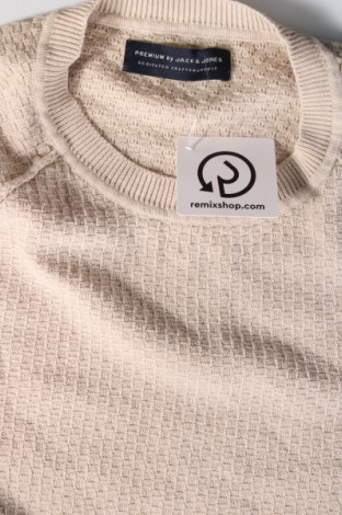 Ανδρικό πουλόβερ Jack & Jones PREMIUM, Μέγεθος L, Χρώμα  Μπέζ, Τιμή 9,15 €