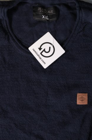 Ανδρικό πουλόβερ Jean Pascale, Μέγεθος XXL, Χρώμα Μπλέ, Τιμή 10,76 €