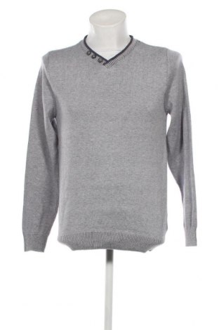 Ανδρικό πουλόβερ Jean Pascale, Μέγεθος L, Χρώμα Γκρί, Τιμή 8,97 €