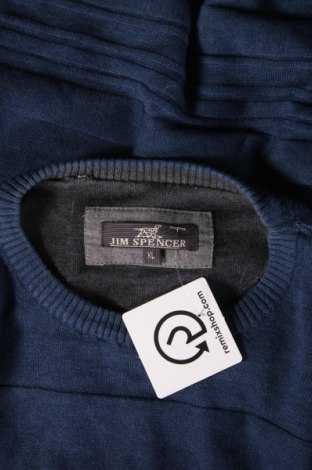Pulover de bărbați Jim Spencer, Mărime XL, Culoare Albastru, Preț 51,51 Lei