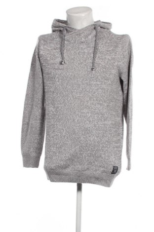 Мъжки пуловер John Devin, Размер L, Цвят Сив, Цена 14,50 лв.