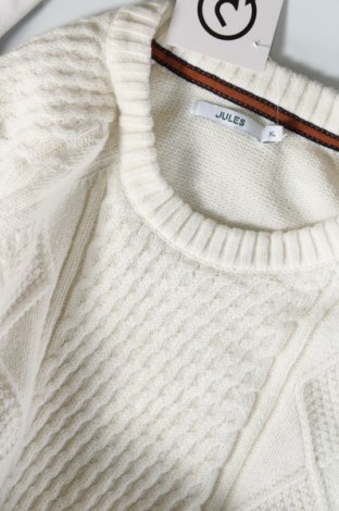 Мъжки пуловер Jules, Размер XL, Цвят Бял, Цена 14,26 лв.