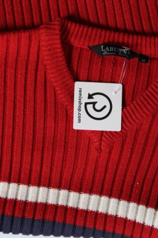 Мъжки пуловер Larusso, Размер M, Цвят Червен, Цена 14,79 лв.