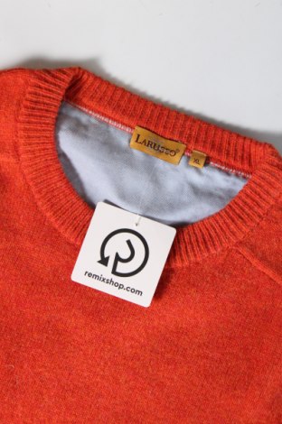 Ανδρικό πουλόβερ Larusso, Μέγεθος XL, Χρώμα Πορτοκαλί, Τιμή 9,69 €