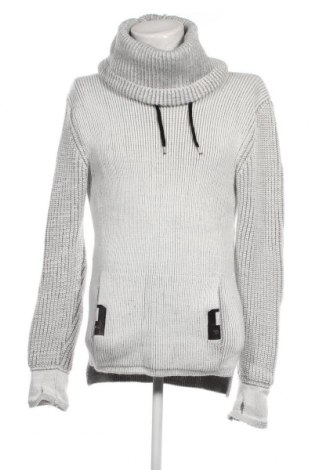 Мъжки пуловер Leif Nelson, Размер M, Цвят Сив, Цена 13,92 лв.