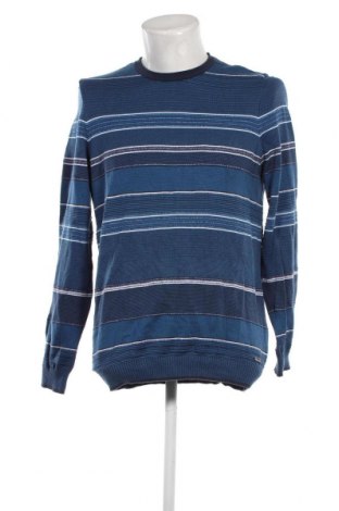 Мъжки пуловер Maerz Muenchen, Размер L, Цвят Син, Цена 38,40 лв.