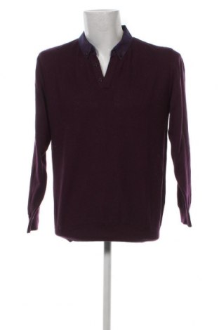 Мъжки пуловер Marco Donati, Размер L, Цвят Лилав, Цена 8,99 лв.
