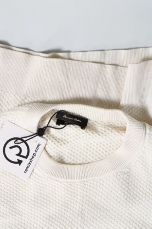 Herrenpullover Massimo Dutti, Größe S, Farbe Weiß, Preis 36,67 €