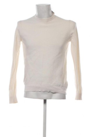 Ανδρικό πουλόβερ Massimo Dutti, Μέγεθος S, Χρώμα Λευκό, Τιμή 32,60 €