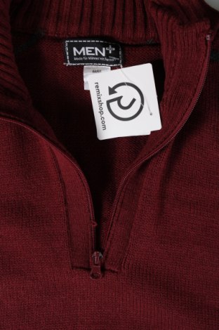 Ανδρικό πουλόβερ Men Plus, Μέγεθος 3XL, Χρώμα Κόκκινο, Τιμή 14,53 €