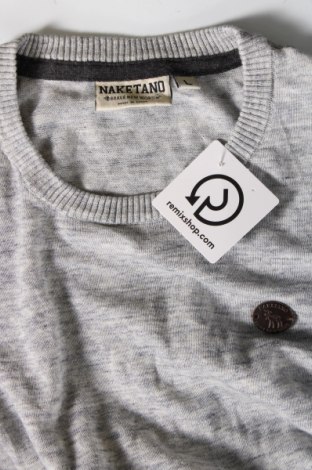 Мъжки пуловер Naketano, Размер L, Цвят Сив, Цена 53,00 лв.