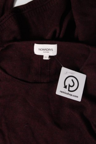 Ανδρικό πουλόβερ Nowadays, Μέγεθος L, Χρώμα Κόκκινο, Τιμή 11,15 €