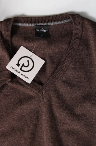 Ανδρικό πουλόβερ Olymp, Μέγεθος XL, Χρώμα Καφέ, Τιμή 25,90 €