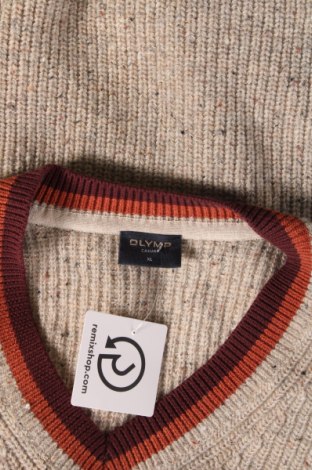 Ανδρικό πουλόβερ Olymp, Μέγεθος XL, Χρώμα  Μπέζ, Τιμή 30,30 €